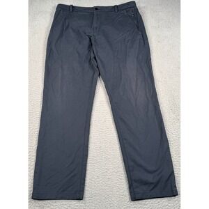 Lululemon Pants Mens 34x30 Charcoal Gray Nylon Straight Leg Chino Pocket